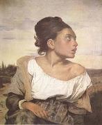 Eugene Delacroix Orphan Girl at the Cemetery (mk09) USA oil painting artist